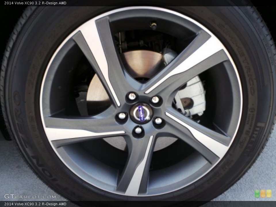2014 Volvo XC90 3.2 R-Design AWD Wheel and Tire Photo #94036324