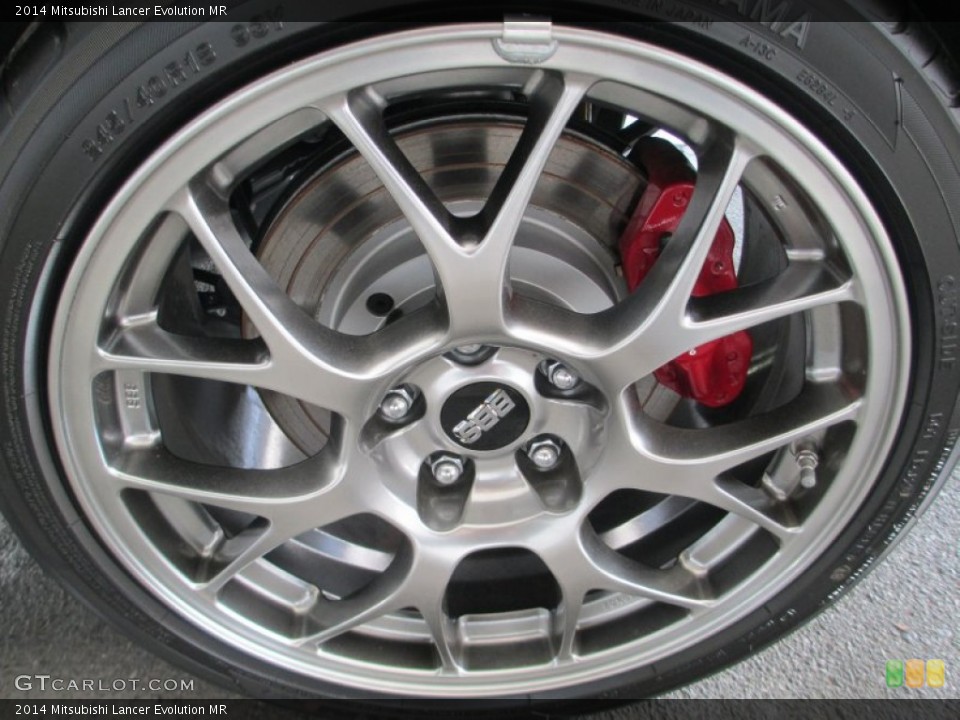 2014 Mitsubishi Lancer Evolution MR Wheel and Tire Photo #94042768