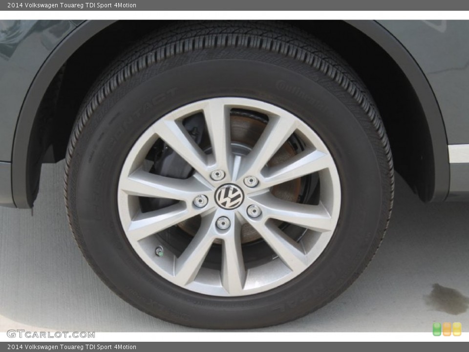 2014 Volkswagen Touareg TDI Sport 4Motion Wheel and Tire Photo #94043642