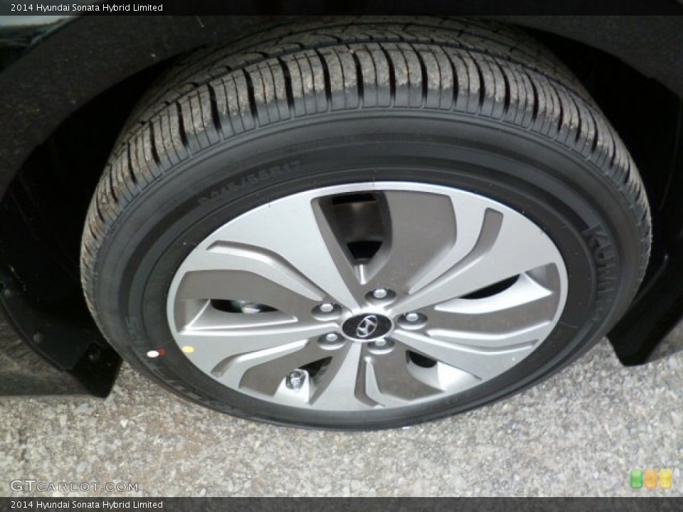 2014 Hyundai Sonata Hybrid Limited Wheel and Tire Photo #94047112