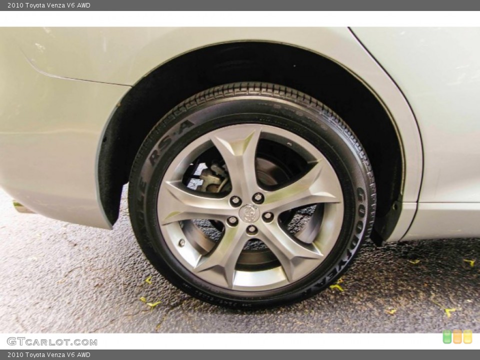 2010 Toyota Venza V6 AWD Wheel and Tire Photo #94050469