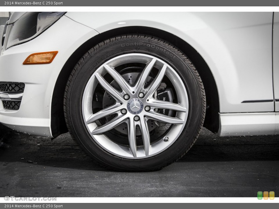 2014 Mercedes-Benz C 250 Sport Wheel and Tire Photo #94113492