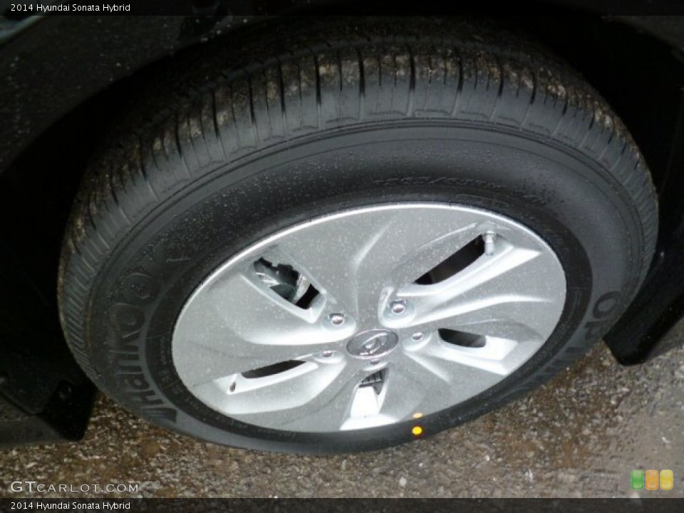 2014 Hyundai Sonata Hybrid Wheel and Tire Photo #94138446