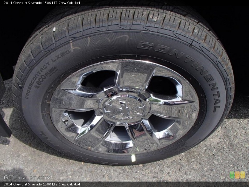2014 Chevrolet Silverado 1500 LTZ Crew Cab 4x4 Wheel and Tire Photo #94139739
