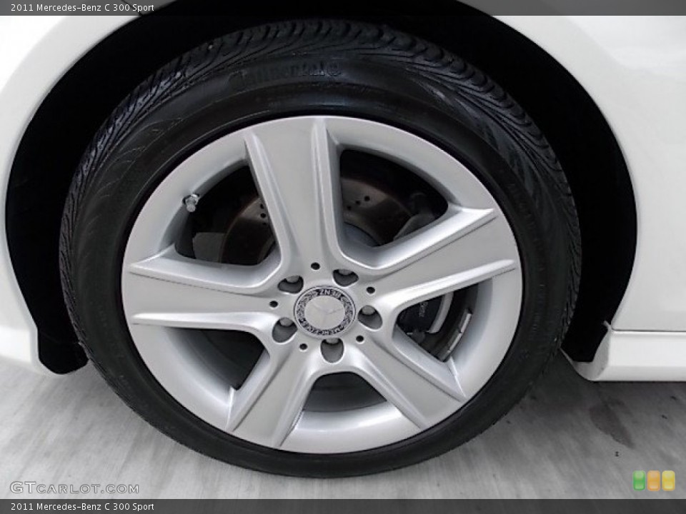 2011 Mercedes-Benz C 300 Sport Wheel and Tire Photo #94156617