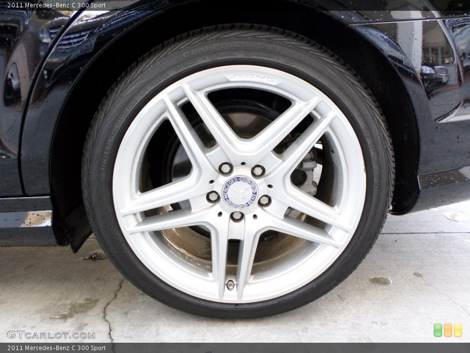 2011 Mercedes-Benz C 300 Sport Wheel and Tire Photo #94187929