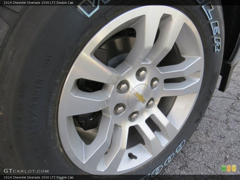 2014 Chevrolet Silverado 1500 LTZ Double Cab Wheel and Tire Photo #94195771