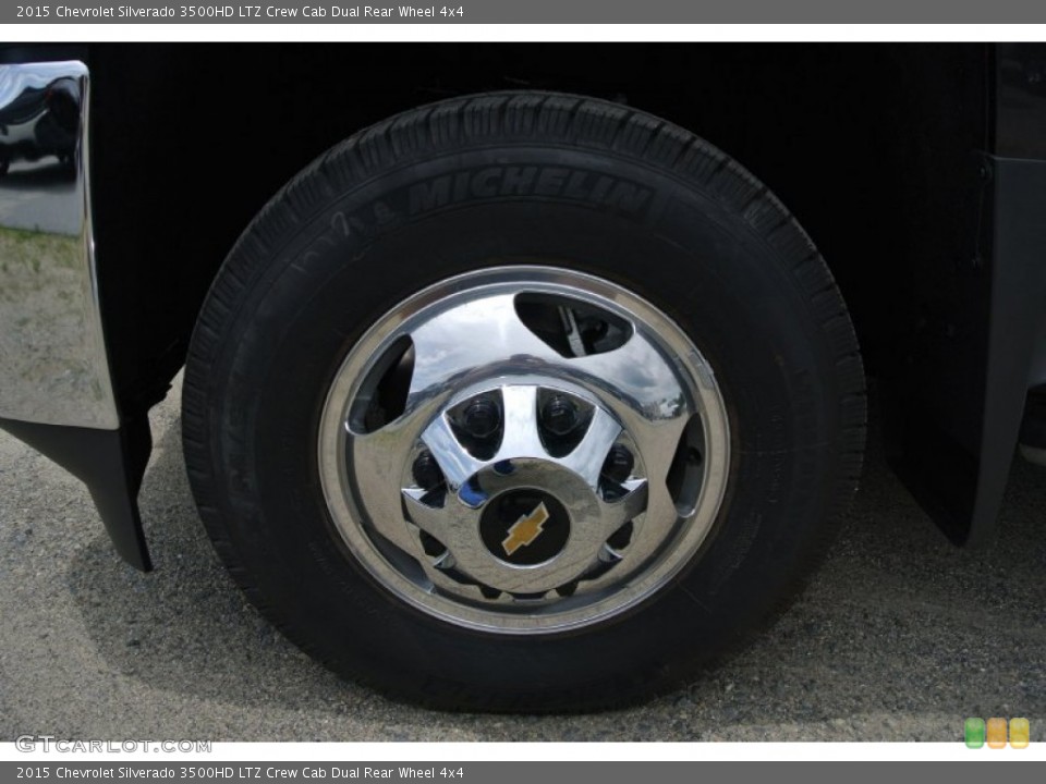 2015 Chevrolet Silverado 3500HD LTZ Crew Cab Dual Rear Wheel 4x4 Wheel and Tire Photo #94208422