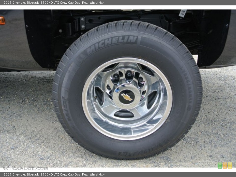 2015 Chevrolet Silverado 3500HD LTZ Crew Cab Dual Rear Wheel 4x4 Wheel and Tire Photo #94208443