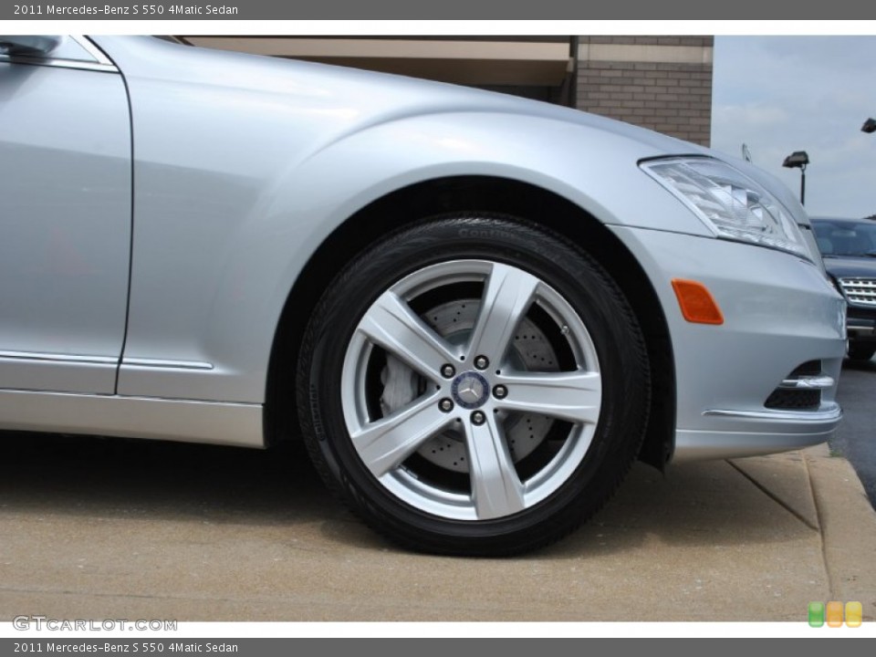 2011 Mercedes-Benz S 550 4Matic Sedan Wheel and Tire Photo #94224293