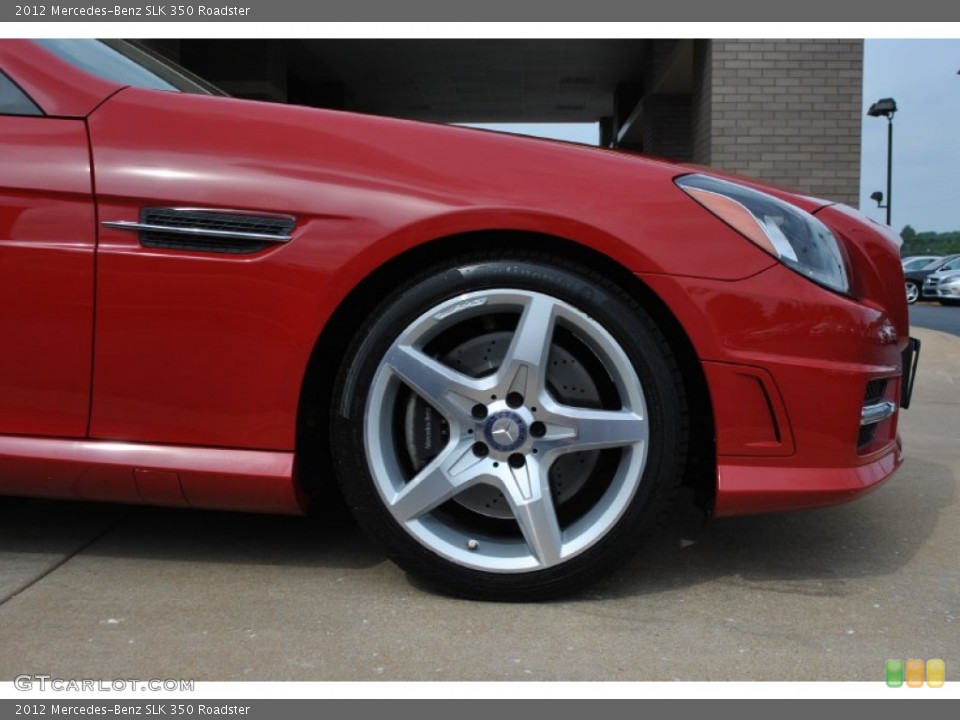 2012 Mercedes-Benz SLK 350 Roadster Wheel and Tire Photo #94225535