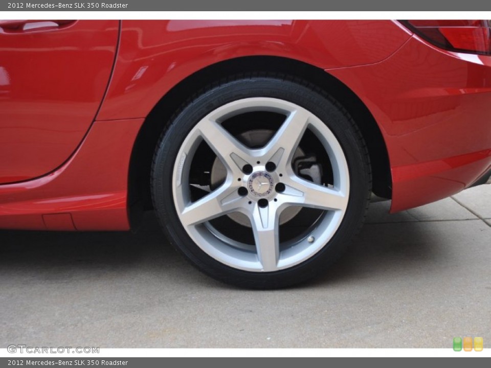 2012 Mercedes-Benz SLK 350 Roadster Wheel and Tire Photo #94225706