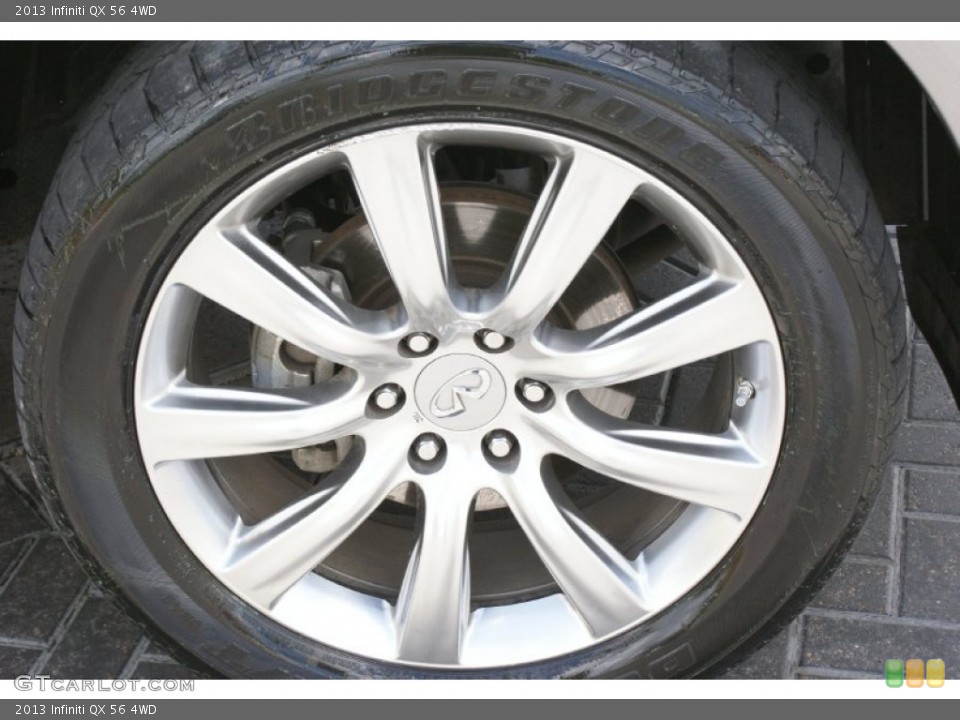 2013 Infiniti QX 56 4WD Wheel and Tire Photo #94234151