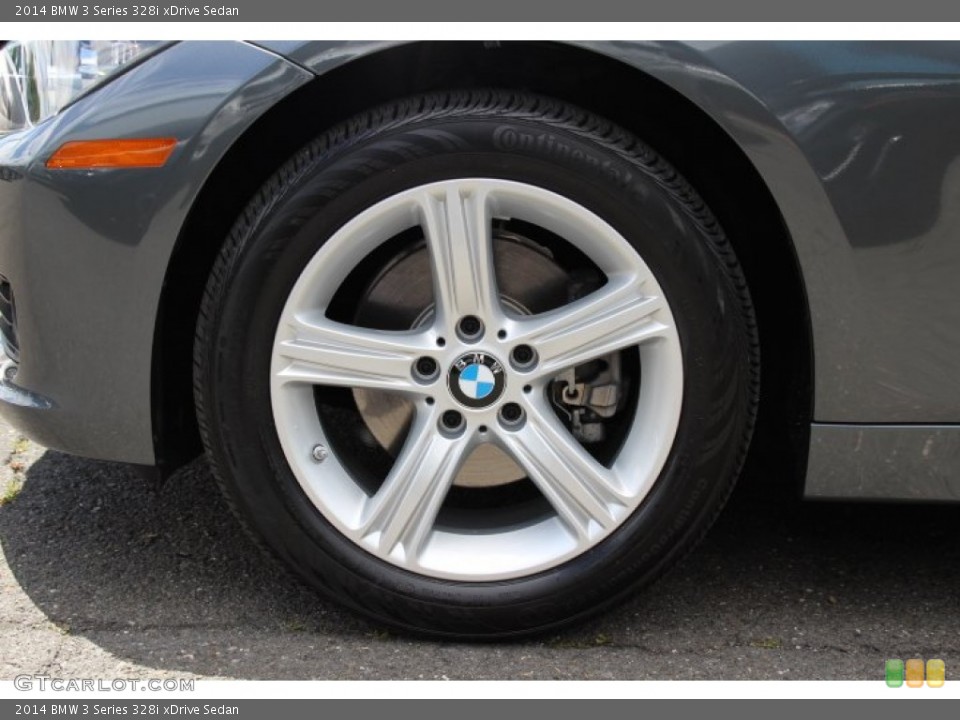 2014 BMW 3 Series 328i xDrive Sedan Wheel and Tire Photo #94238013