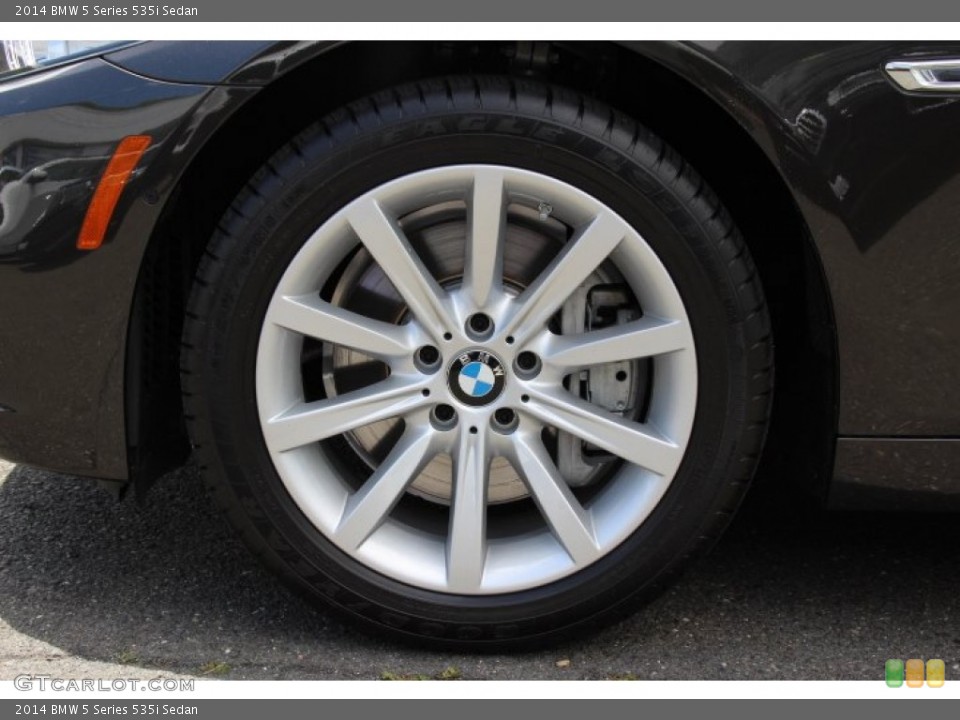2014 BMW 5 Series 535i Sedan Wheel and Tire Photo #94240229