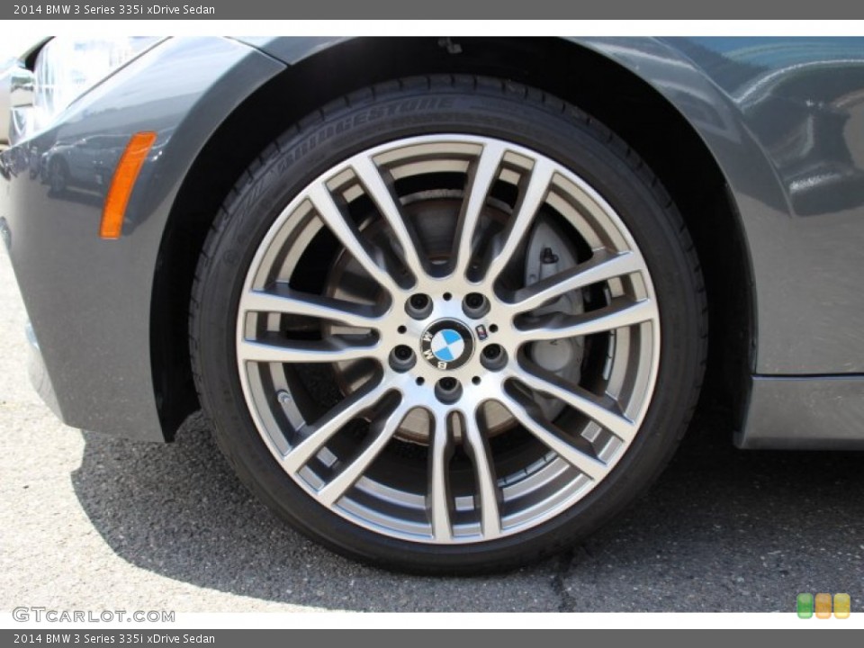 2014 BMW 3 Series 335i xDrive Sedan Wheel and Tire Photo #94243994