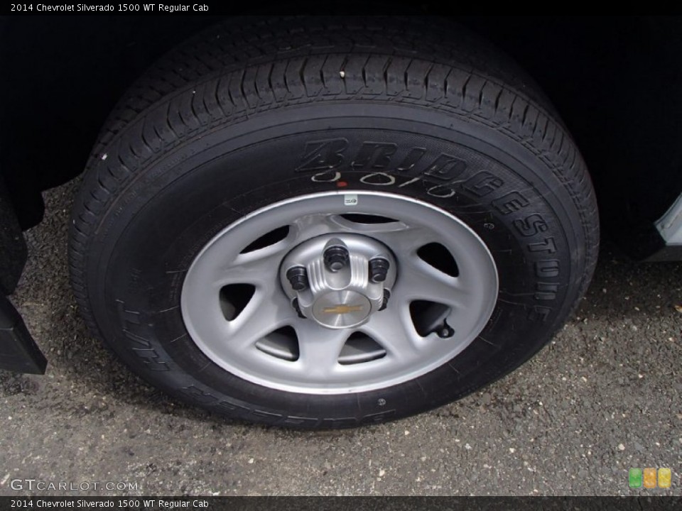 2014 Chevrolet Silverado 1500 WT Regular Cab Wheel and Tire Photo #94264997