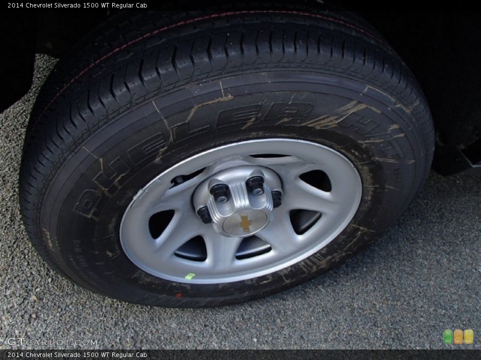 2014 Chevrolet Silverado 1500 WT Regular Cab Wheel and Tire Photo #94266518