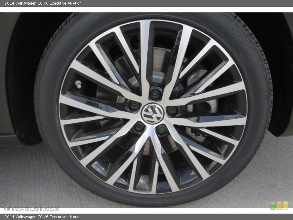 2014 Volkswagen CC V6 Executive 4Motion Wheel and Tire Photo #94272089