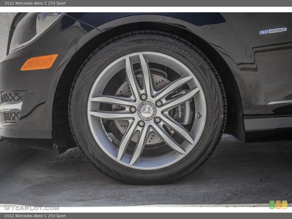 2012 Mercedes-Benz C 250 Sport Wheel and Tire Photo #94277075