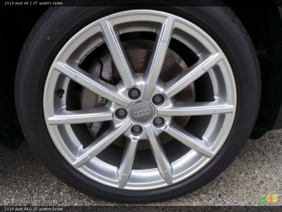 2014 Audi A4 2.0T quattro Sedan Wheel and Tire Photo #94280399