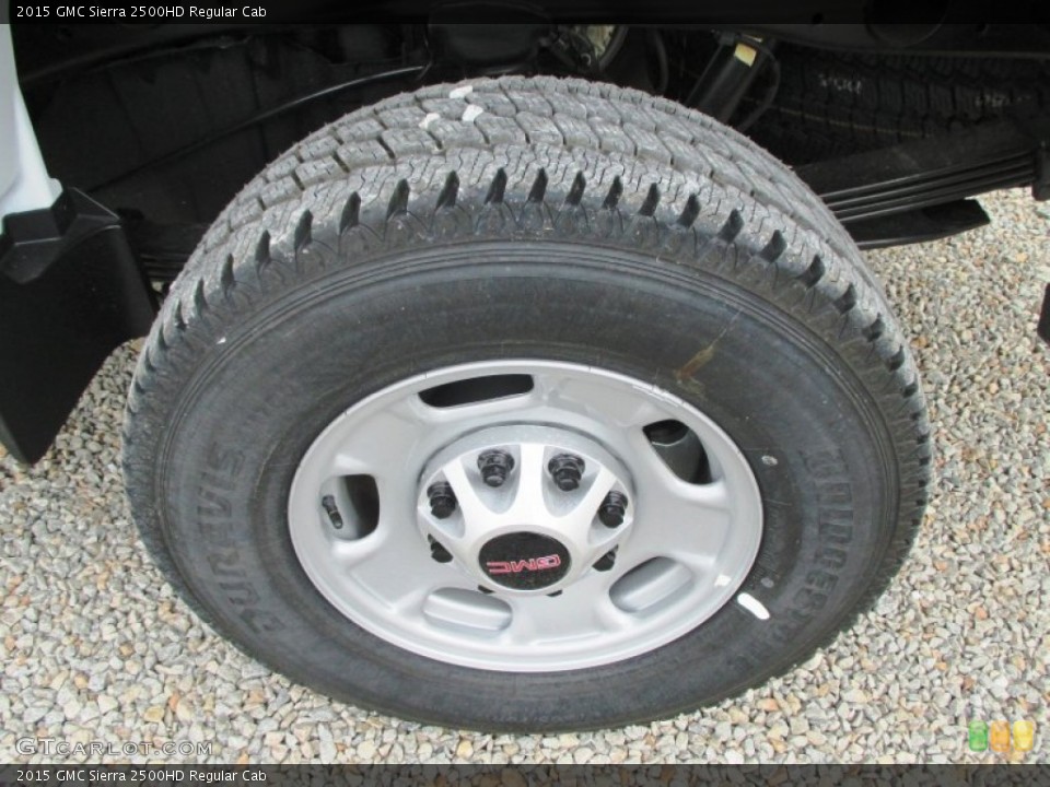 2015 GMC Sierra 2500HD Regular Cab Wheel and Tire Photo #94295252