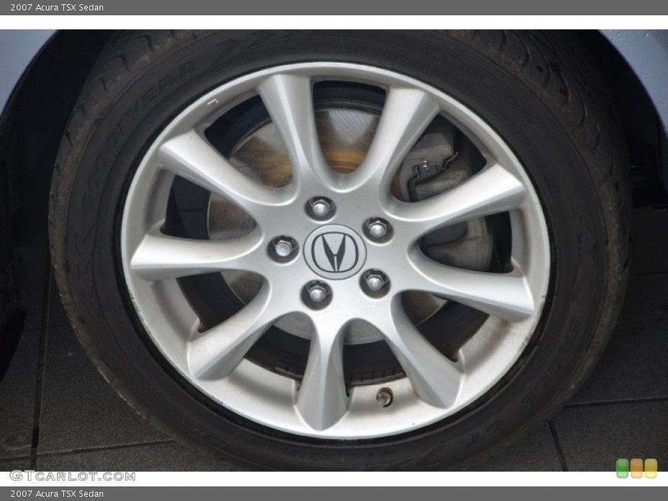 2007 Acura TSX Sedan Wheel and Tire Photo #94309880