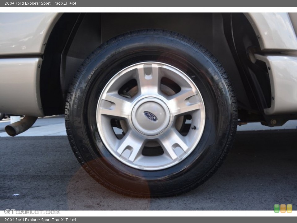 2004 Ford Explorer Sport Trac XLT 4x4 Wheel and Tire Photo #94323066