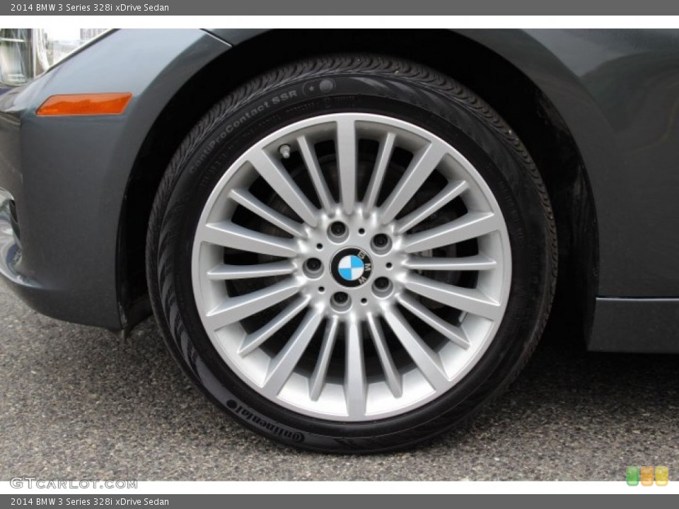 2014 BMW 3 Series 328i xDrive Sedan Wheel and Tire Photo #94334802