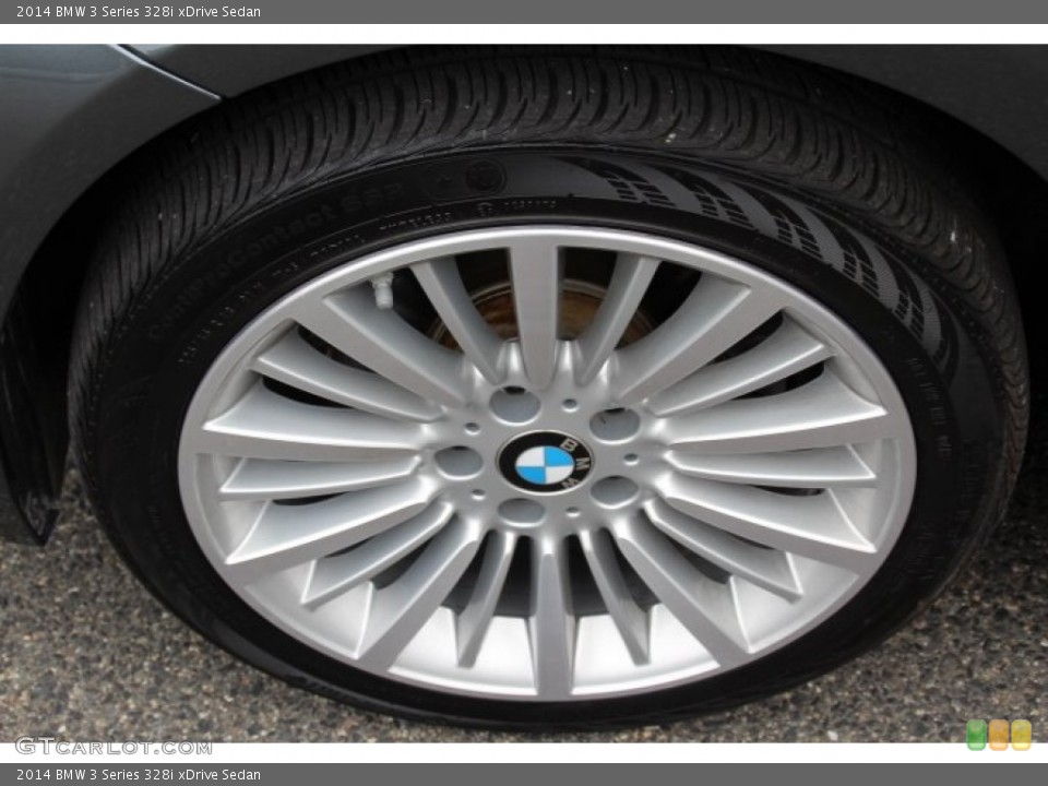 2014 BMW 3 Series 328i xDrive Sedan Wheel and Tire Photo #94334826