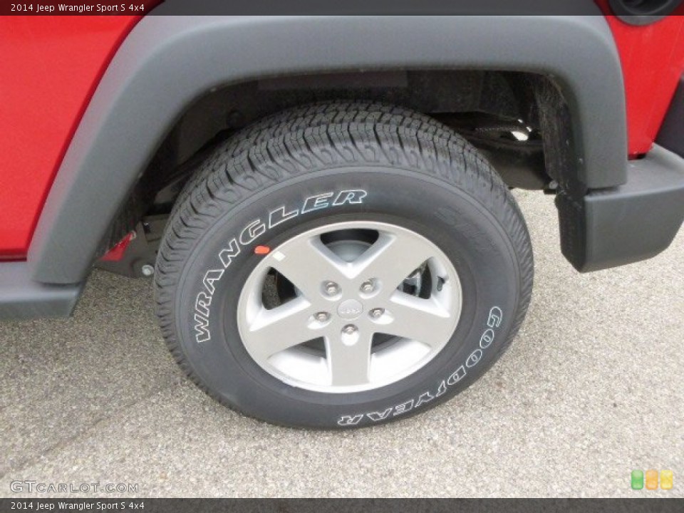 2014 Jeep Wrangler Sport S 4x4 Wheel and Tire Photo #94340328