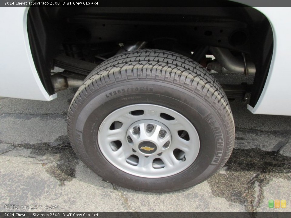 2014 Chevrolet Silverado 2500HD WT Crew Cab 4x4 Wheel and Tire Photo #94362197