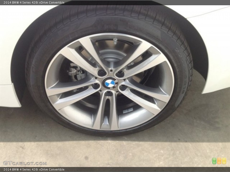 2014 BMW 4 Series 428i xDrive Convertible Wheel and Tire Photo #94377557