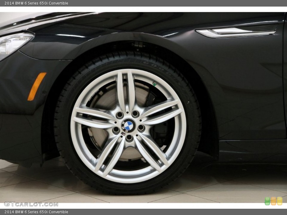 2014 BMW 6 Series 650i Convertible Wheel and Tire Photo #94383311