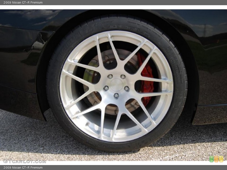 2009 Nissan GT-R Custom Wheel and Tire Photo #94399250