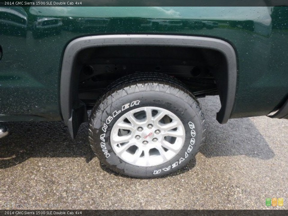 2014 GMC Sierra 1500 SLE Double Cab 4x4 Wheel and Tire Photo #94430825