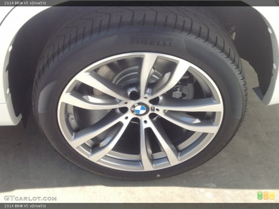 2014 BMW X5 xDrive50i Wheel and Tire Photo #94468504
