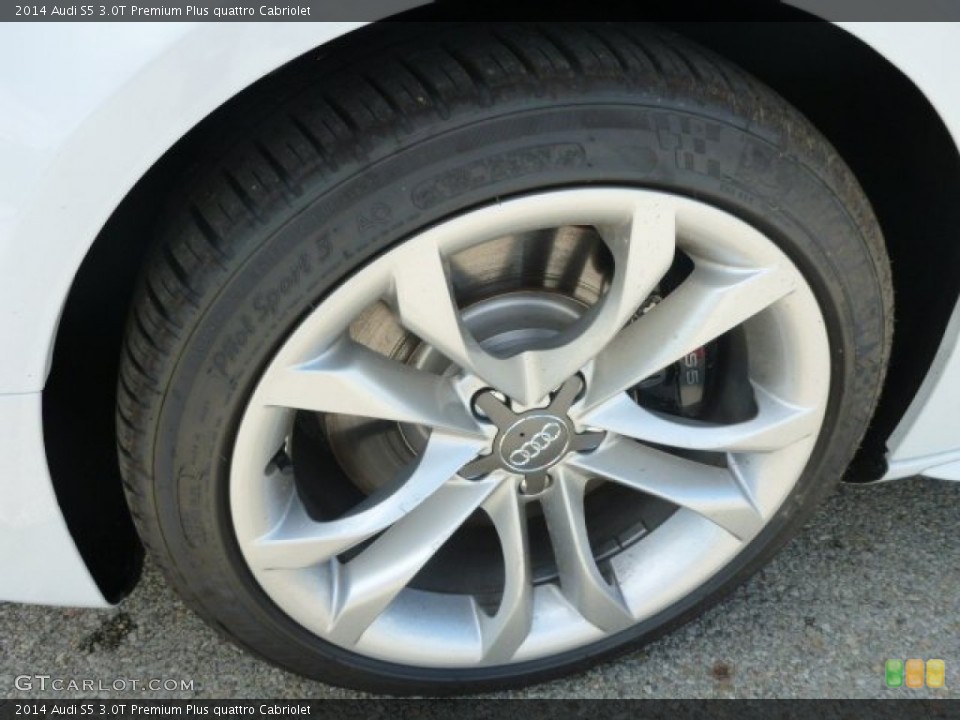 2014 Audi S5 3.0T Premium Plus quattro Cabriolet Wheel and Tire Photo #94483481