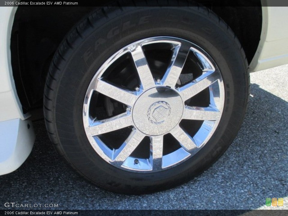 2006 Cadillac Escalade ESV AWD Platinum Wheel and Tire Photo #94495005