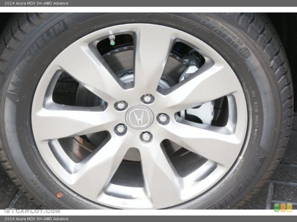 2014 Acura MDX SH-AWD Advance Wheel and Tire Photo #94522913