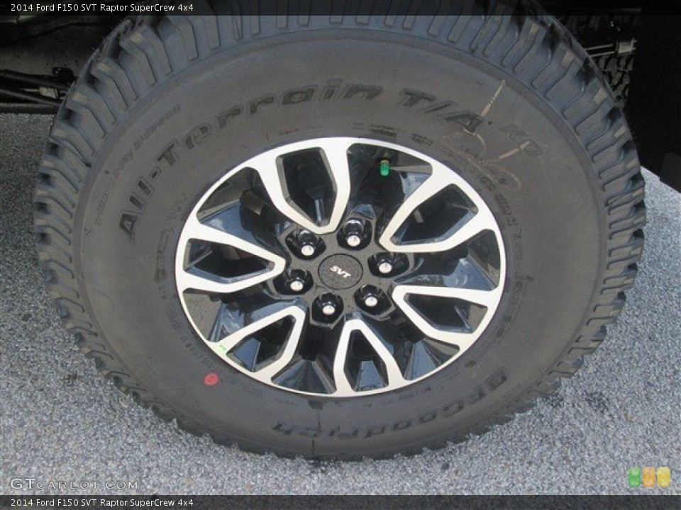 2014 Ford F150 SVT Raptor SuperCrew 4x4 Wheel and Tire Photo #94523640