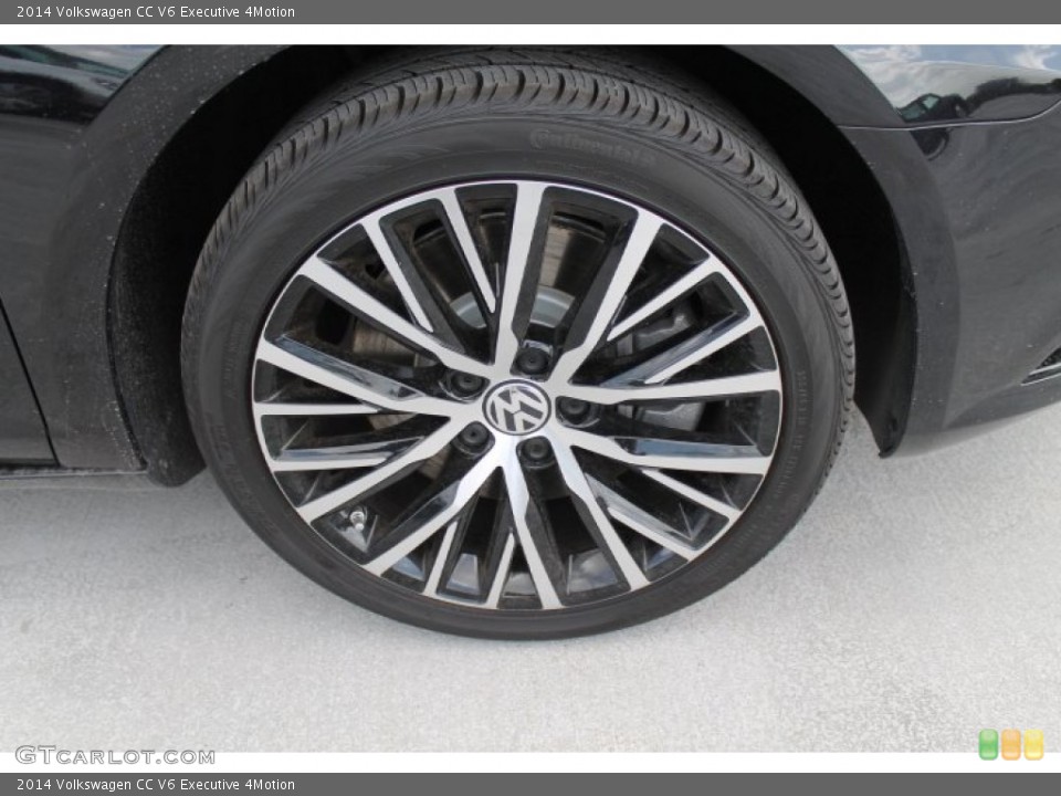 2014 Volkswagen CC V6 Executive 4Motion Wheel and Tire Photo #94544454