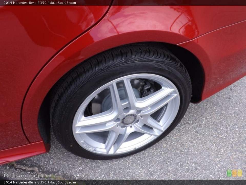 2014 Mercedes-Benz E 350 4Matic Sport Sedan Wheel and Tire Photo #94545687