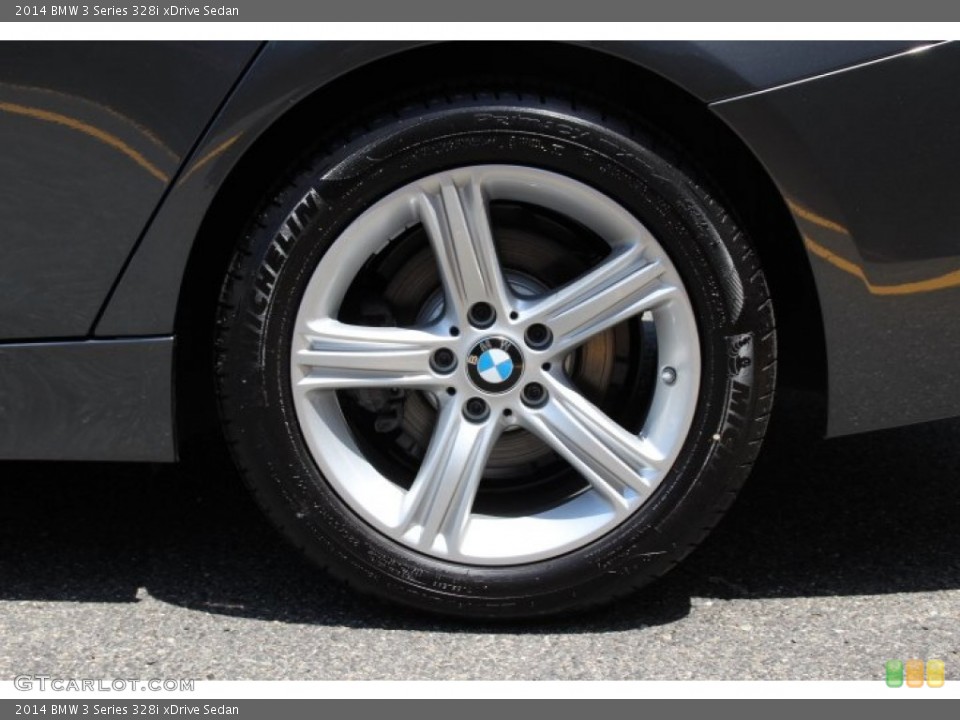 2014 BMW 3 Series 328i xDrive Sedan Wheel and Tire Photo #94579723