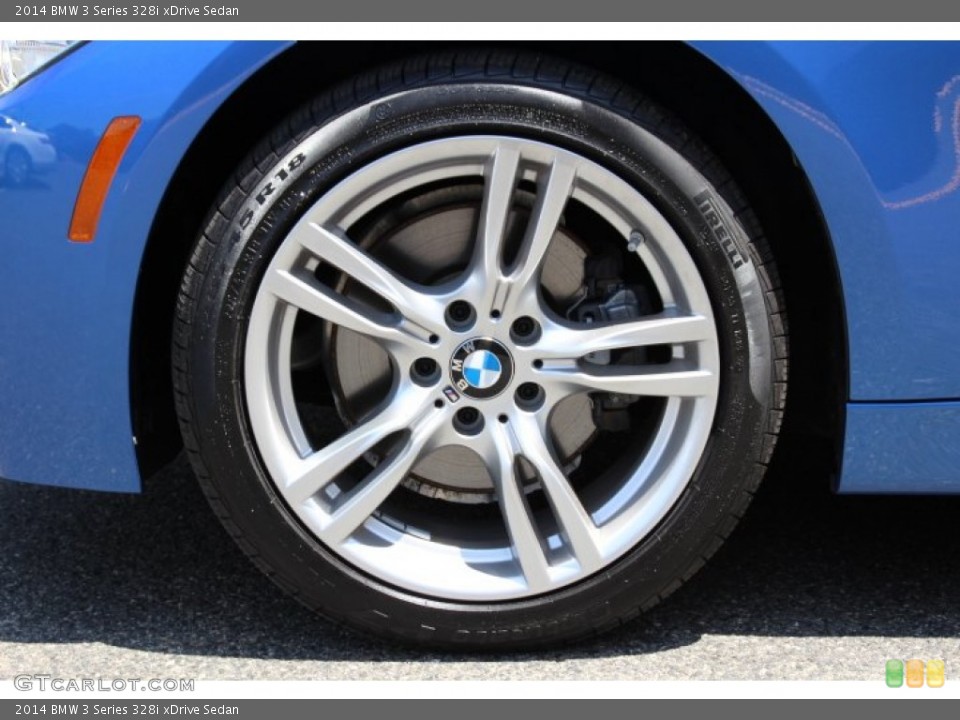 2014 BMW 3 Series 328i xDrive Sedan Wheel and Tire Photo #94580359