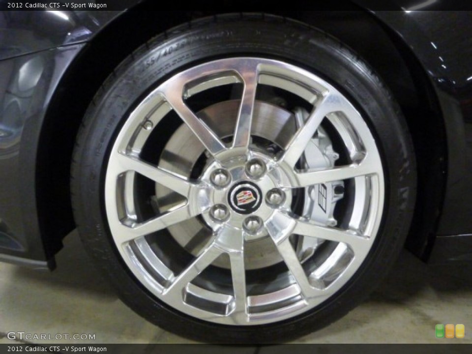2012 Cadillac CTS -V Sport Wagon Wheel and Tire Photo #94581487