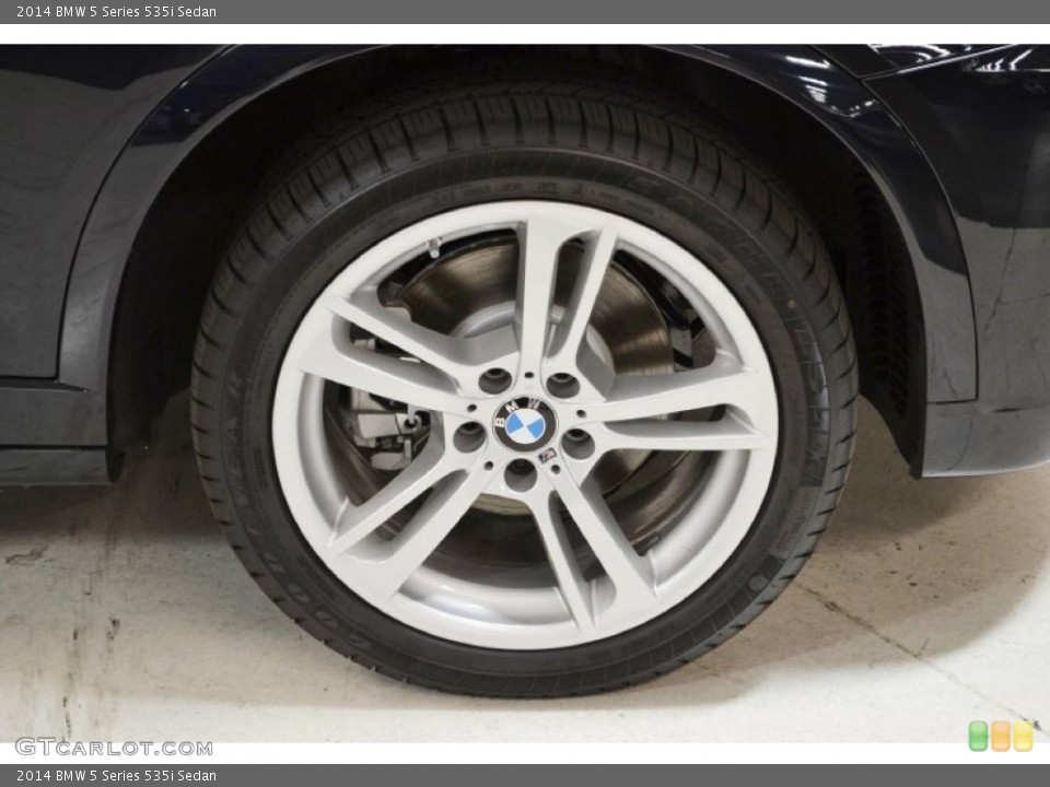 2014 BMW 5 Series 535i Sedan Wheel and Tire Photo #94585141