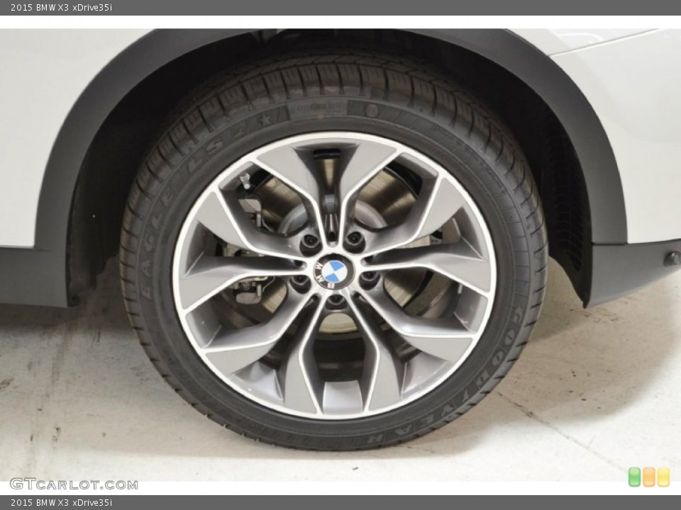 2015 BMW X3 xDrive35i Wheel and Tire Photo #94596712