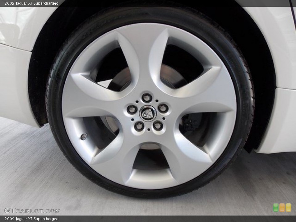 2009 Jaguar XF Supercharged Wheel and Tire Photo #94607899