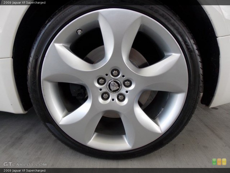 2009 Jaguar XF Supercharged Wheel and Tire Photo #94607917